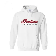 Indian Motorcycle Logo Hoodies Men Hip Hop Streetwear Hoodie Sweatshirts Off White Hooded Tops Hombre XS