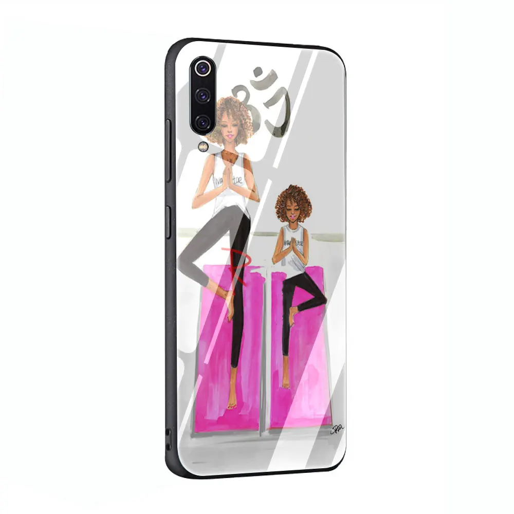 Чехол из закаленного стекла для Xiaomi 8 Lite A1 A2 9 Redmi Note 5 6 7 Pro 6A 4X F1 - Цвет: G10
