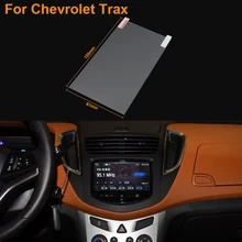 Car Styling 7 Inch GPS Navigation Screen Steel Protective Film For Chevrolet Trax Control of LCD Screen Car Sticker