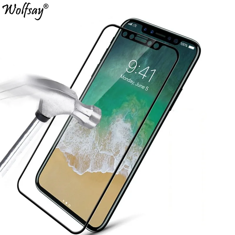 Buy Full Tempered Glass For iphone XS Glass For iphone