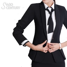2017 Slim Women Work Office Lady Business Outwear Solid Uniform Tops Coat Long Sleeve Blazer Jacket