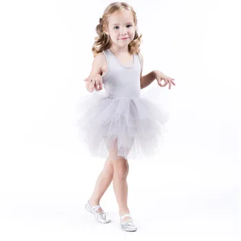 

Girls Sleeveless Dress Summer Baby Girl Practice Dance Tutu Ballet Dresses For 2-9 Years 5 Colours