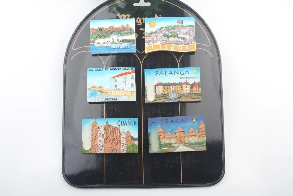 

1Pcs Or 4Pcs/Set Discount Hot Salling High Quality City Architecture 3D Resin Fridge Magnet Home Decor Souvenir Tourism Gift