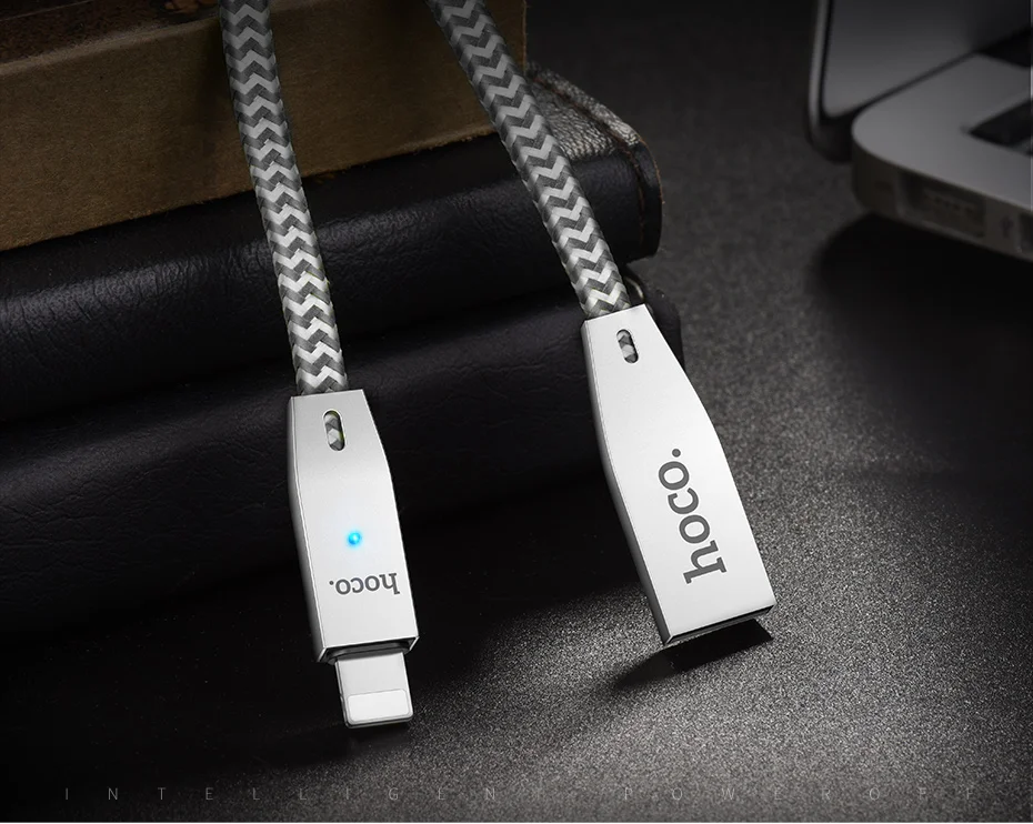 HOCO USB кабель для iPhone X XR XS MAX 8 7 6s Plus светильник ning кабель для iPad мобильного телефона 2.4A кабель передачи данных для быстрой зарядки светодиодный светильник