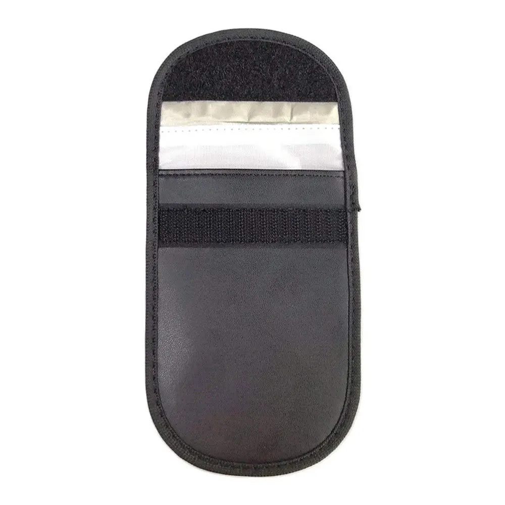 RFID Черный Автомобильный ключ сигнал блокатор чехол Натуральная стильная автомобильная лампа блокатор красивый блокатор сигнал блокатор