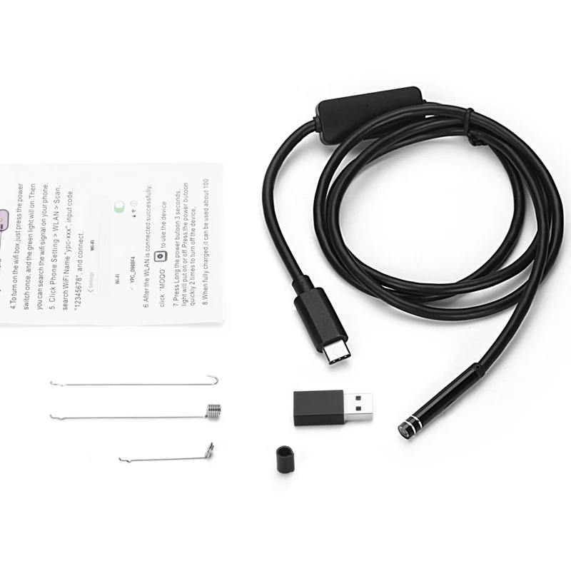 

JINSHENGDA Flexible 5.5mm USB Type C Endoscope Inspection Camera PC for Android