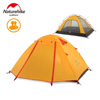 

Naturehike Outdoor Camping Tent 2 - 4 Person Aluminum Pole Waterproof 5000mm Double Layer Hiking Travel Fishing Tents