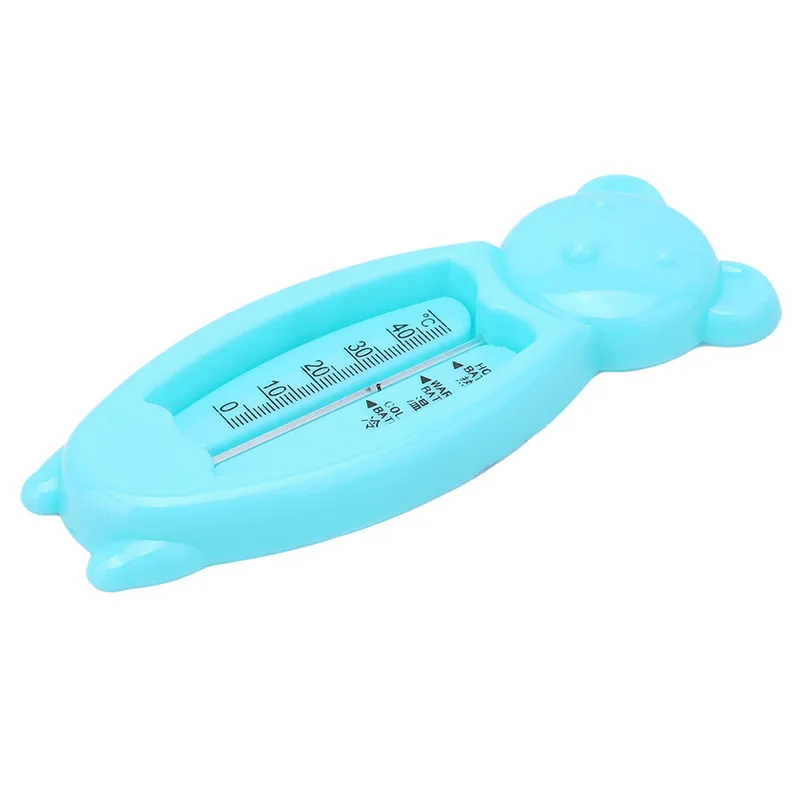 Мультяшный плавающий термометр с милым медведем, Детский термометр для ванны, пластиковый термометр с датчиком воды