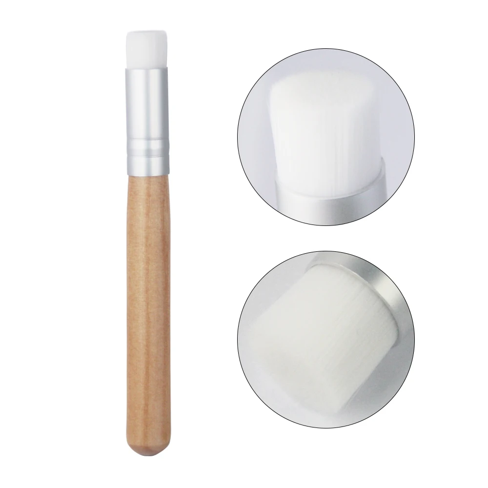 

QBEKA 1PCS Eyelash Cleaning Brush Eyelashes Foam Cleanser Brushes Wooden Handle Skin Care Remover Tool