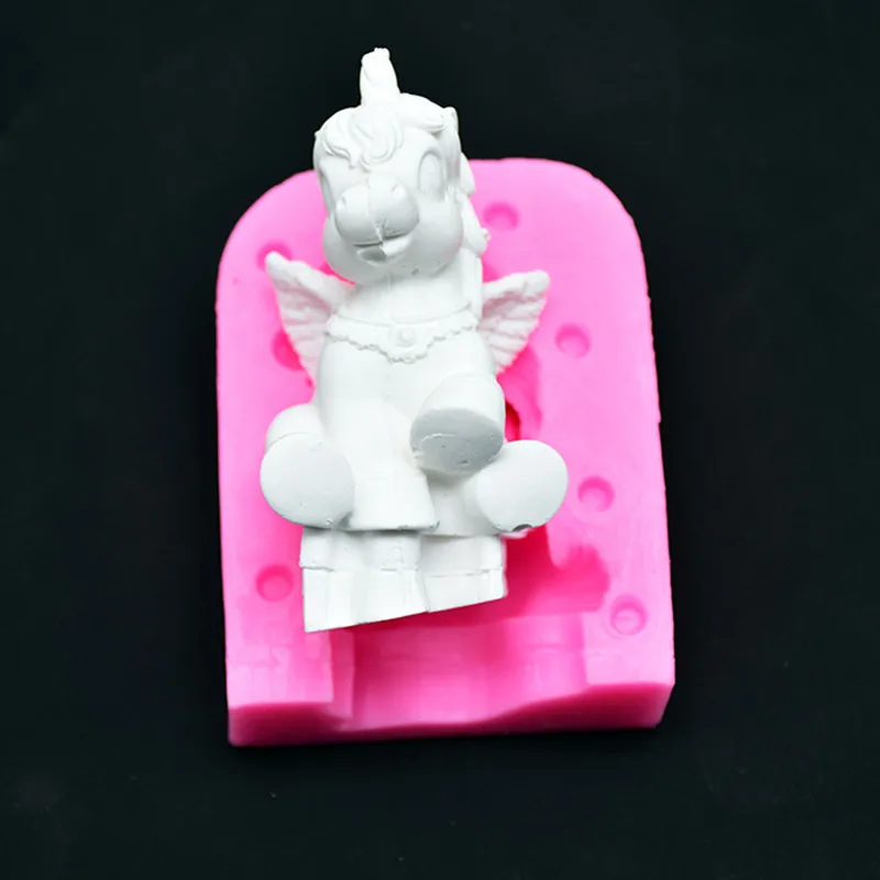 3D мифическое животное силиконовая форма сделай сам для торта украшение орнамент