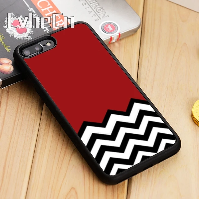 

LvheCn TWIN PEAKS CHEVRON PATTERN Phone Case Cover For iPhone 5 6s 7 8 plus 11 pro X XR XS max Samsung S7 edge S9 S10 note 8