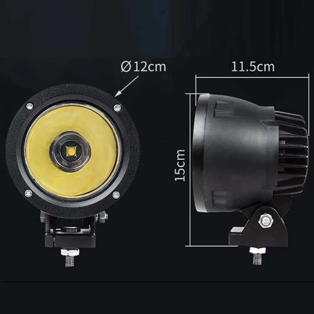 4 дюйма 25 Вт точечный луч светодиодный рабочий светильник для автомобиля 4x4 внедорожный Грузовик Мотоцикл головной светильник трактор ATV Traile вождения светильник s