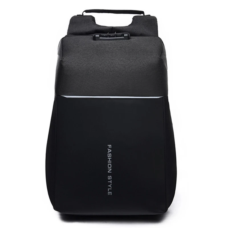 

USB charging Men Travel Bags For Male Mochila Leisure Travel Bags patchwork anti thief