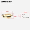 DAGEZI 2.5g/30mm Metal Spoon Lure 2pcs/lot Hard Bait Spoon Fishing Lure  Freshwater Fishing Tackle Artificial Bait ► Photo 2/6