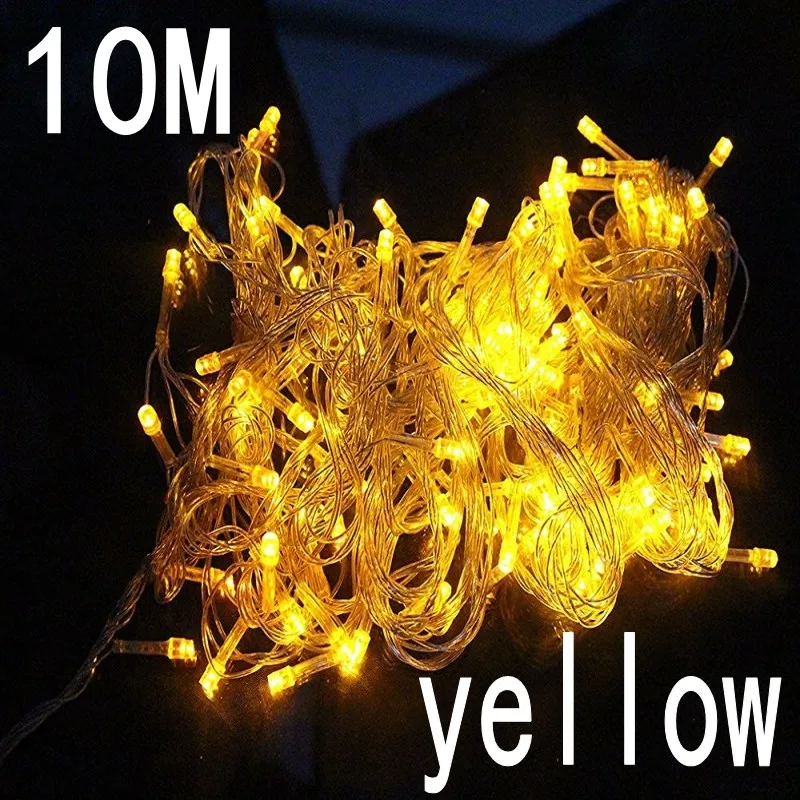 Гирлянда светодиодная водонепроницаемая 10 м 220 В переменного тока|string lights|light for