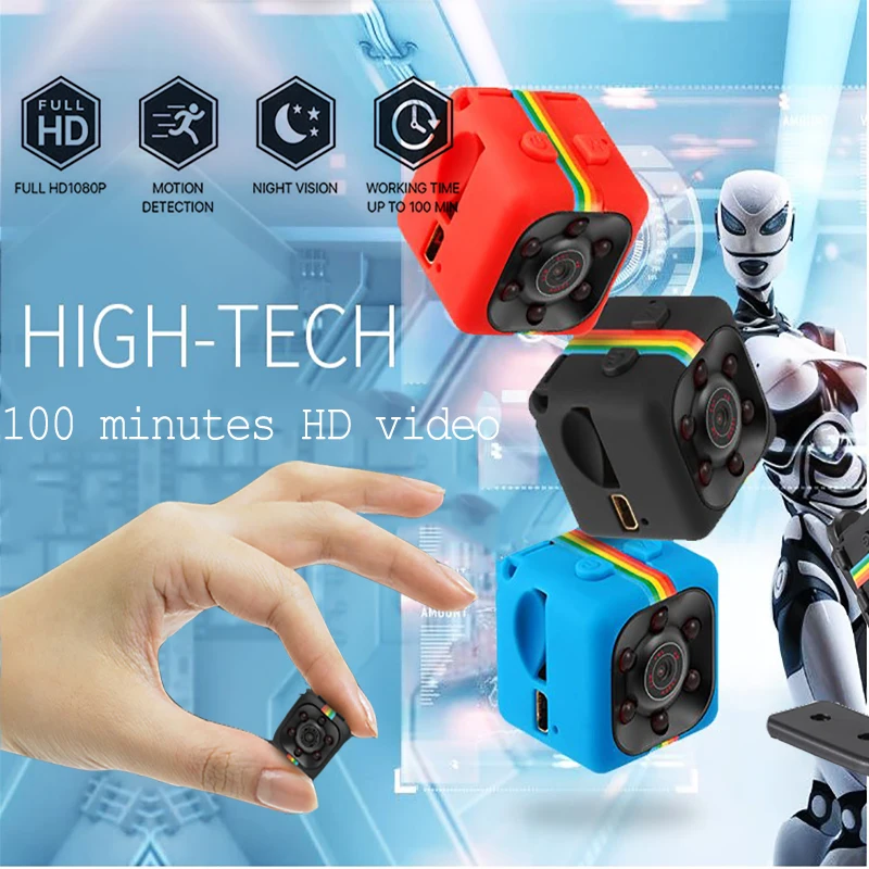 Beste HD 1080 p Mini Camera SQ11 Nachtzicht DVR Infrarood Mini Camera Camcorder Auto Ondersteuning Tf kaart DV camera Video recorder Camera
