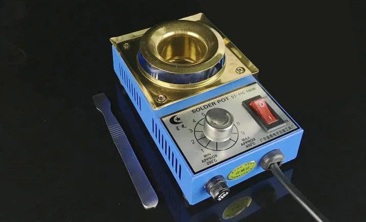 

38mm 100W Solder Pot Titanium Free Soldering Molten tin 300g Melting 220V