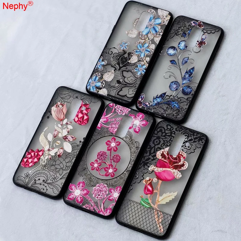 

Lace Flower Phone Case For Samsung Galaxy S7 Edge S8 S9 Plus Note9 A3 A5 J3 J5 J7 Prime Pro 2016 2017 A6 A8 J4 J6 J8 2018 Cover