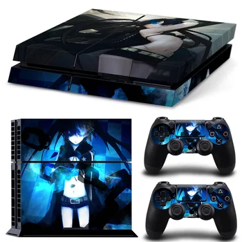 

God and beautiful cartoon girl skin sticker for PS4 console and two controllers skin sticker decals covers #TN-PS4-0011