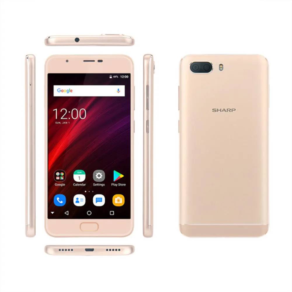 SHARP R1S 3 ГБ Оперативная память 32 Встроенная MTK6750 1 5 ГГц Восьмиядерный дюймов 2.5D HD