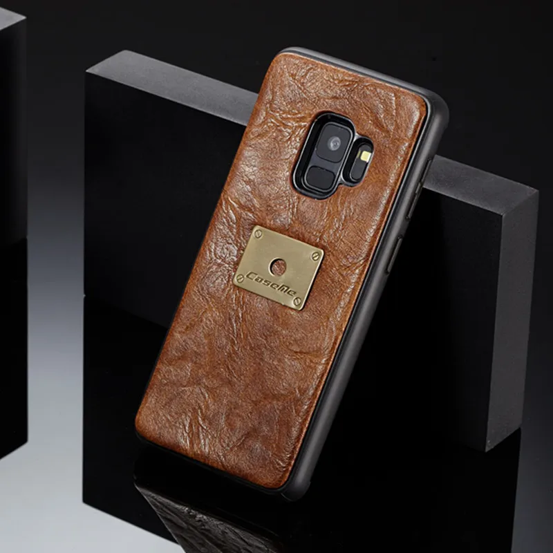 S9 Phone Case CaseMe Luxury Leather Magnetic Back Cover For Samsung S8 Plus S7 edge Note 8 | Мобильные телефоны и