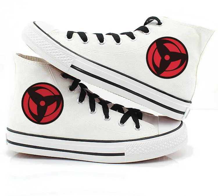 Unisex Anime Naruto Canvas Shoes Cool Printed High top Breathable boots for Halloween party Japan anime canvas boots 010905