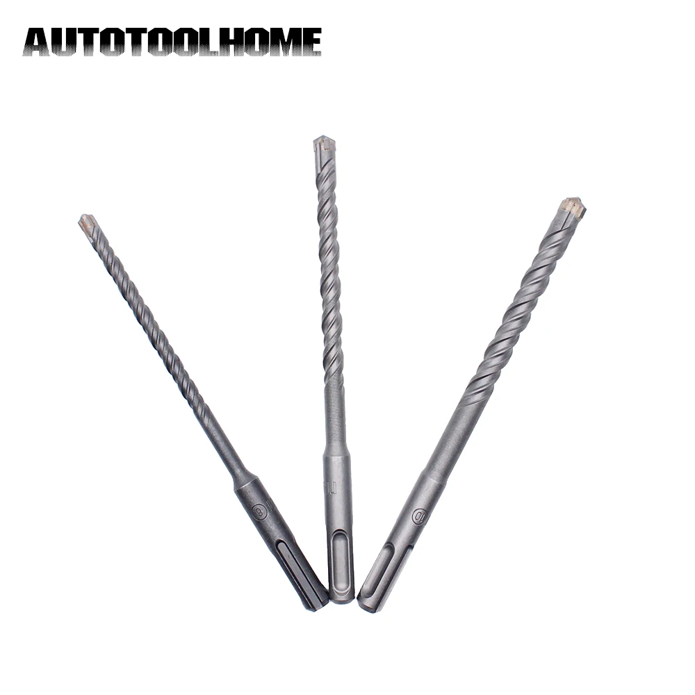 3Pcs 6 8 10mm Electric Hammer Drill Bits Set Tungsten Steel Alloy Cross