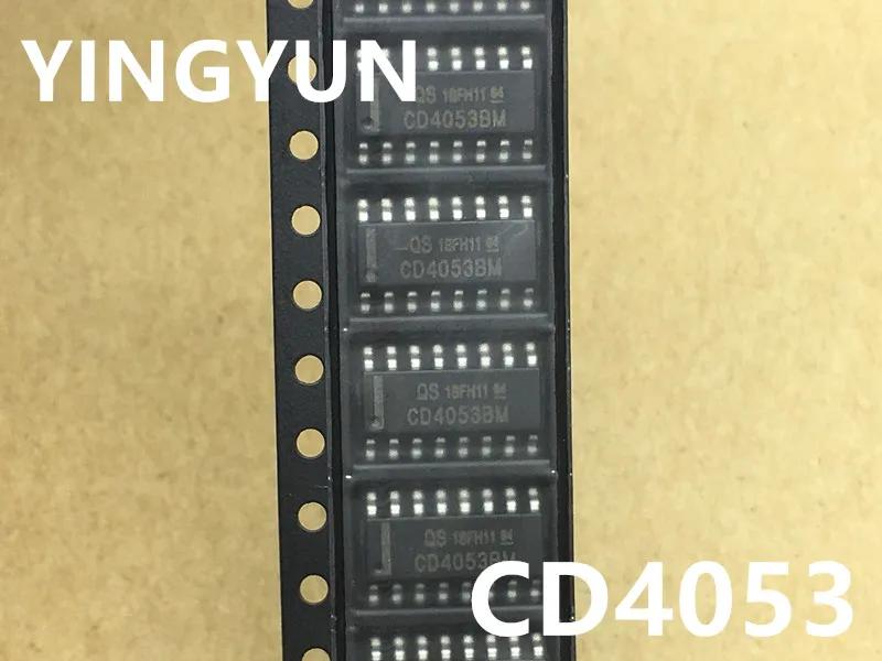 

10PCS/LOT CD4053M CD4053BM HEF4053 4053 CD4053 SOP-16 New original