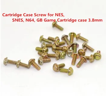 

50pcs/lot Cartridge Case Screw for NES, SNES, N64, GB Game Cartridge case 3.8mm