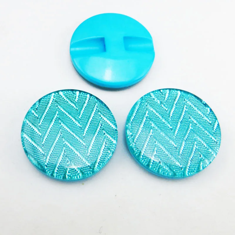 

15PCS 25MM shirt RESIN coat button ICE BLUE decoration kids sewing clothes accessory sweater buttons R-326G