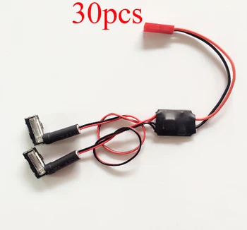 

30PCS 5V-26V Highlight Xenon Flash Light Daylight Viewable LED Lamp Traffic s for RC Fixed Wing Multicopter Parts