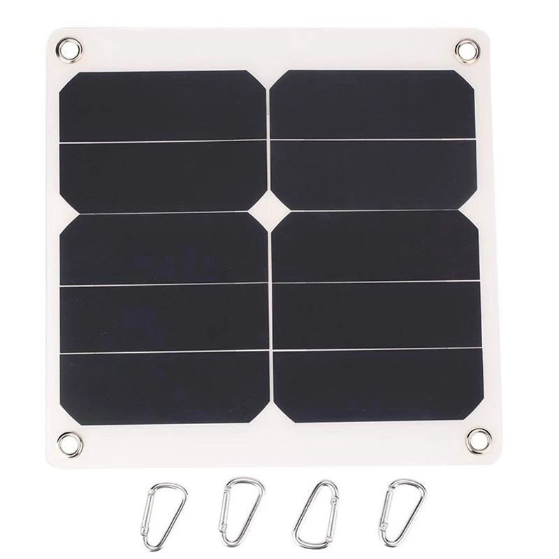 

Usb Solar Panel 15W 5V Portable Tablet Solar Charger Pane Monocrystalline Silicon Fast Charger Solar Generator Usb Port