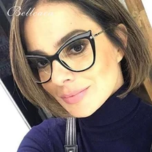 Bellcaca, оправа для очков, женские очки для близорукости, по рецепту, компьютерные оптические прозрачные линзы, оправа для очков в стиле кошачьи глаза для женщин, BC690