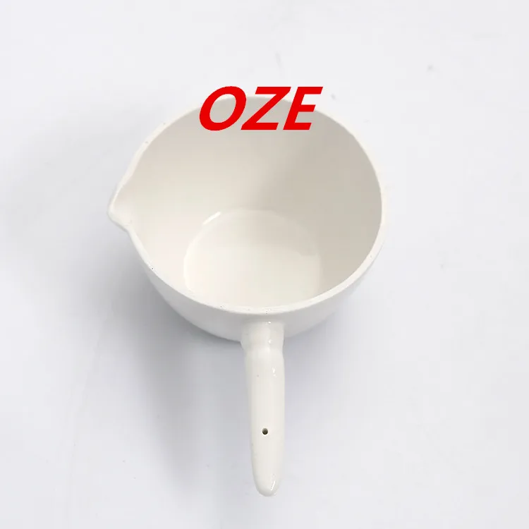 

1PCS 250ML Ceramic Evaporating dish Round bottom with handle For Laboratory