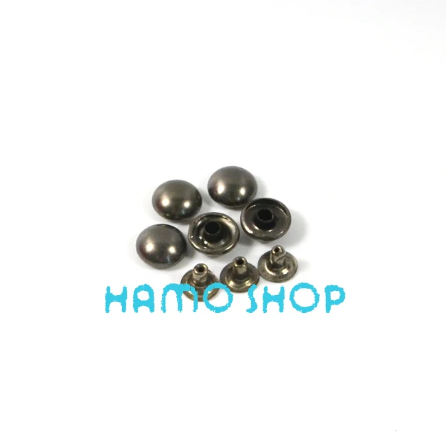 

Free Shipping 5mm Black Round Rivet Metal Spike Studs Leathe rcraft DIY Fashion Biker Rapid Punk Rock 500pcs/lot