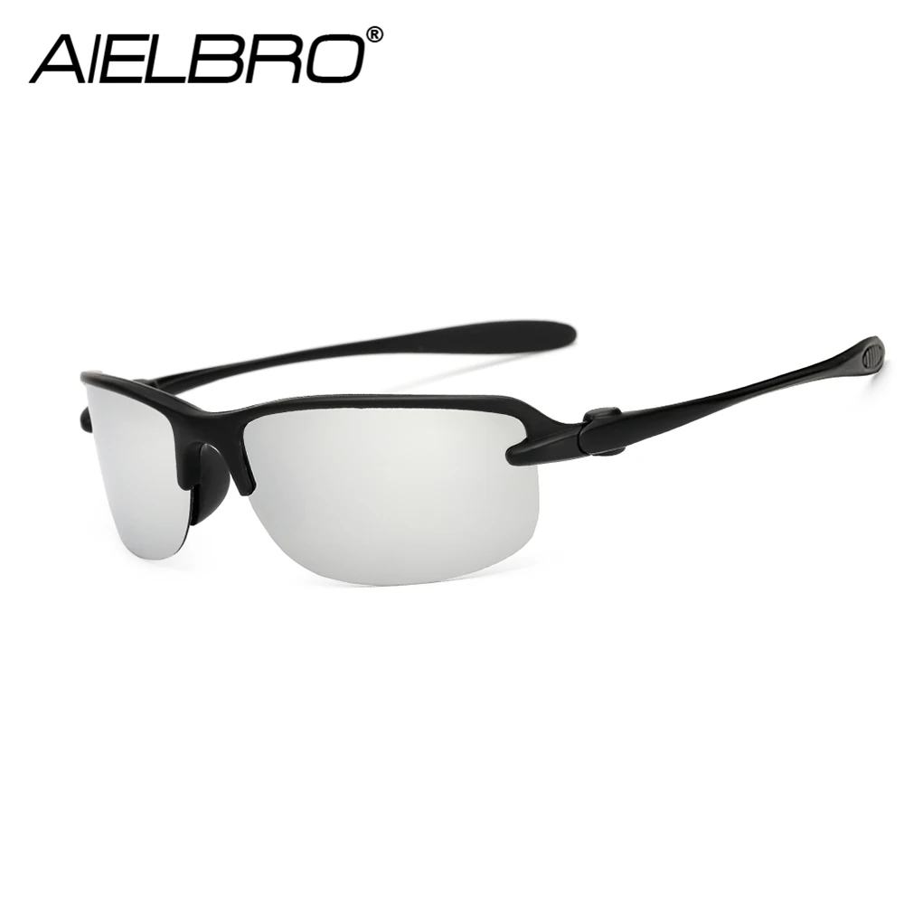 

AIELBRO 2019 New Fashion Black Frame Polarized Sunglasses Men Sport Sunglasses Outdoor Driving Sports Sunglasses Fishing Eyewear