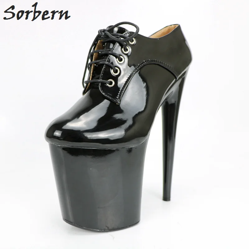 black shiny shoes ladies