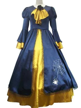 

Vocaloid Kagamine Rin Blue And Yellow Cosplay Costume E001