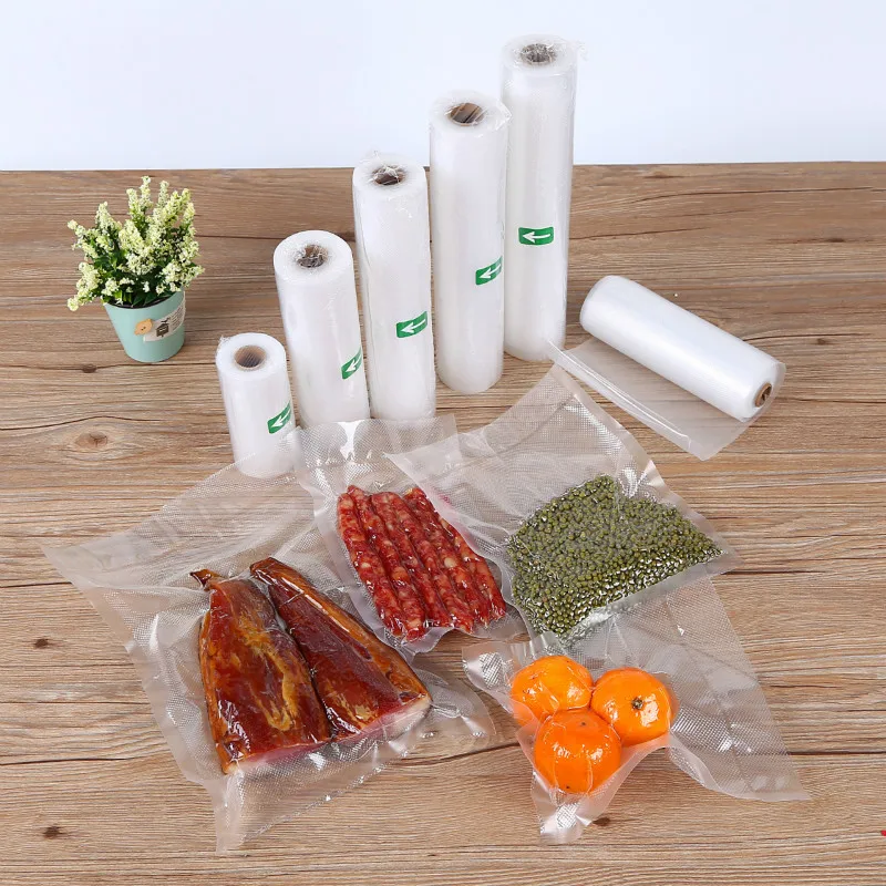 100pcs Fresh vacuum bag transparent plastic food packaging bags clear large pouch package | Дом и сад