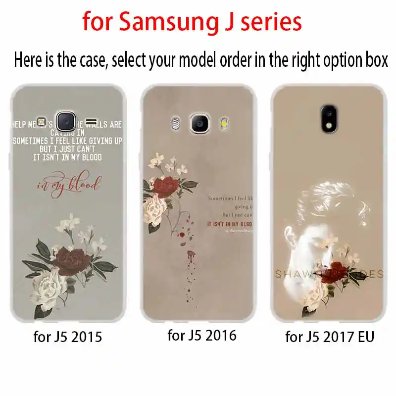 Cute Wallpaper Shawn Mendes Case For Samsung J8 J4 J6 Plus 2018 J5 J3 J7 2017 Eu 2016 Prime Silicone Phone Coque Cover Fundas Aliexpress