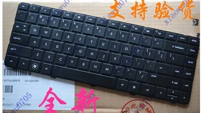 

US NEW LAPTOP KEYBOARD FOR HP G4-1039TX 1353TX 1235TX HSTNN-Q69C Q68C Q73C Q63C English black