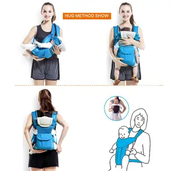 

Multifunctional Baby Carrier Breathable Adjustable Wrap Sling Back Adjustable Wrap Sling Backpack Pouch Infant Kangaroo Bag