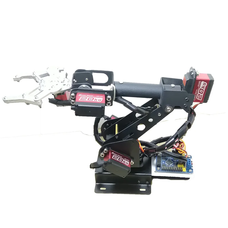 Fully Assembled 6-Axis Mechanical Robotic Arm for Arduino with Servo Motors 