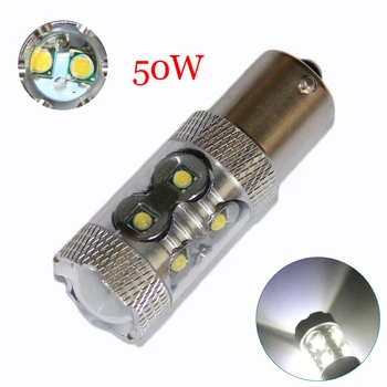 

1PCS * 50W 1156 S25 P21W BA15S 6000K White LED Turn Signal Light Backup High Power 50W Led Reverse Lamp DC12V 360 Degree Beam
