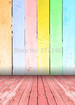 

Art Fabric Photography Backdrop Wood Floor Custom Photo Prop backgrounds 5ftX7ft D-2052