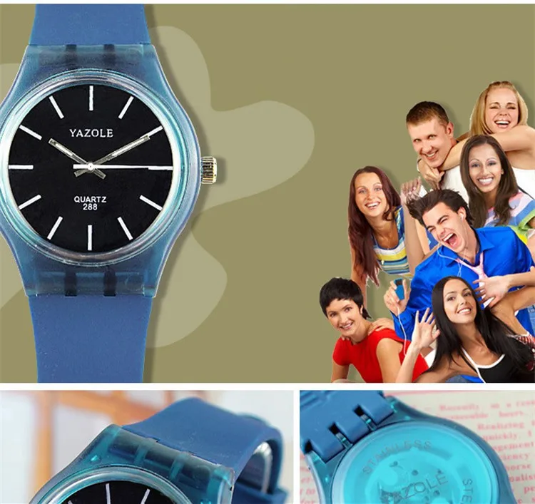 Мужские часы спортивные для мальчиков простые брендовые модные толстые студенческие силиконовые водонепроницаемые подарочные умные Мужские кварцевые наручные часы