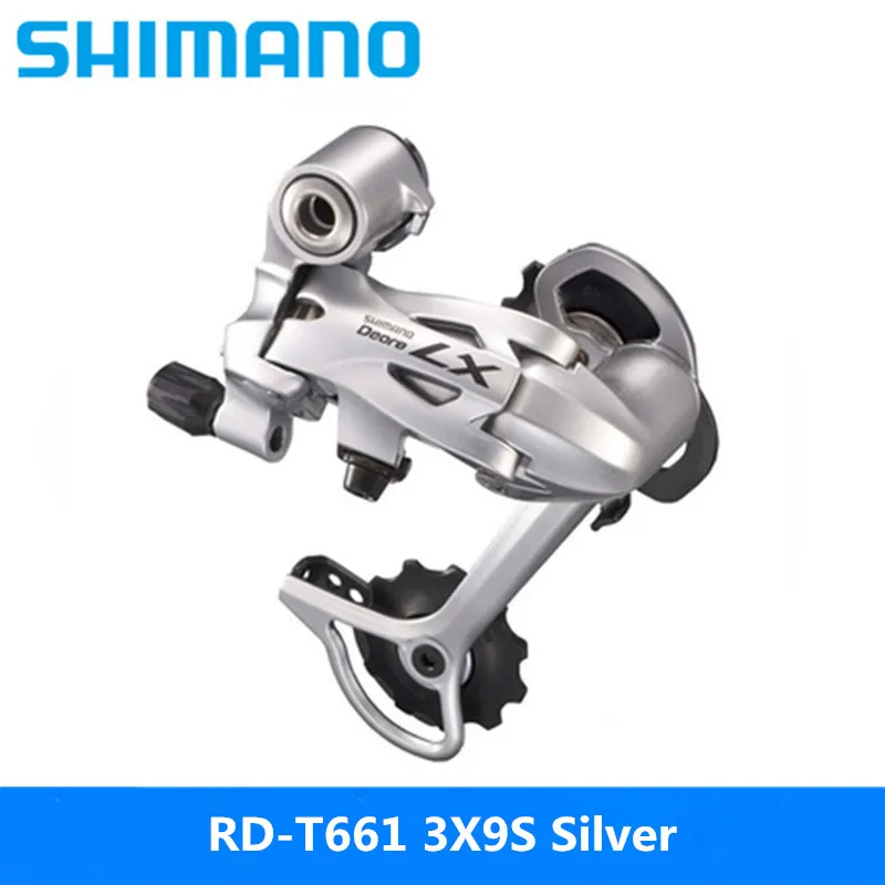 toonhoogte komedie vergaan SHIMANO DEORE LX RD T661 rear dial 9 speed 27 speed mountain bike / travel  bicycle rear derailleur replacement M590 original|Bicycle Derailleur| -  AliExpress