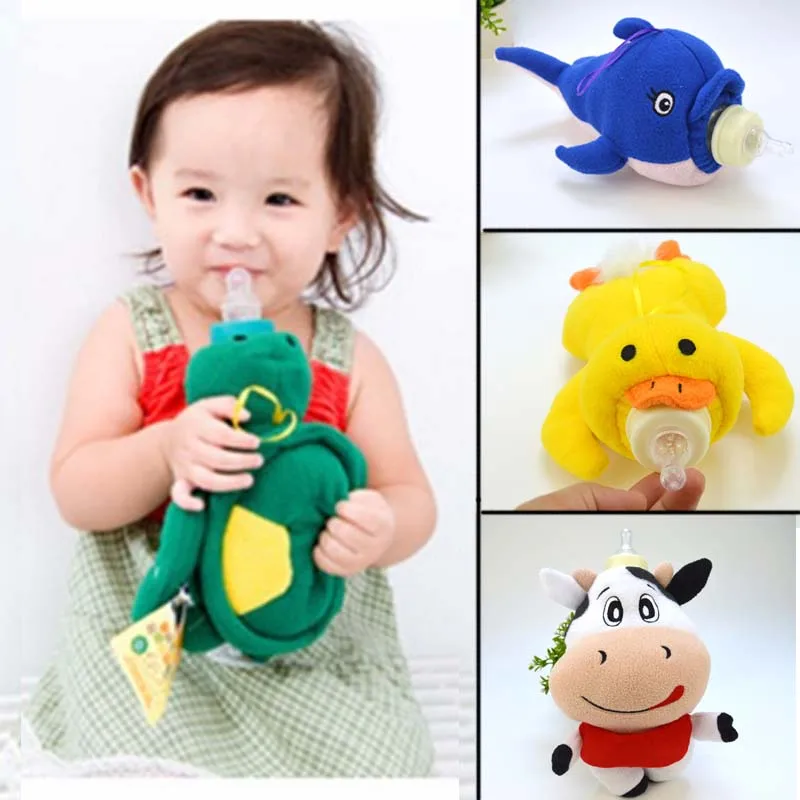 

Cute Baby Feeding Cover Bags Beverage Cans Holder Kids Mesh Water Bottle Pockets Storage Containers