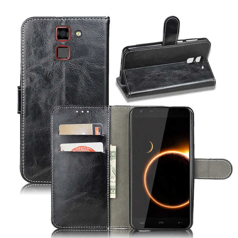 Ретро Кожаный чехол для HOMTOM HT30 кошелек Флип заднюю крышку 5 дюймов защитный