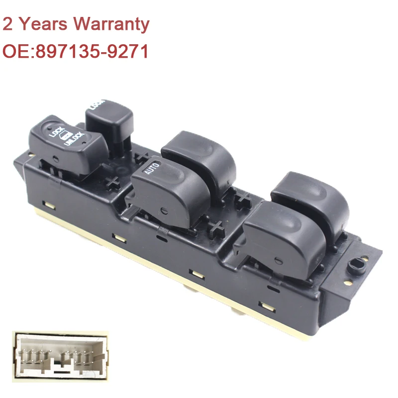 YAOPEI 897135 9271 Master Power Window Switch Front Driver Side For